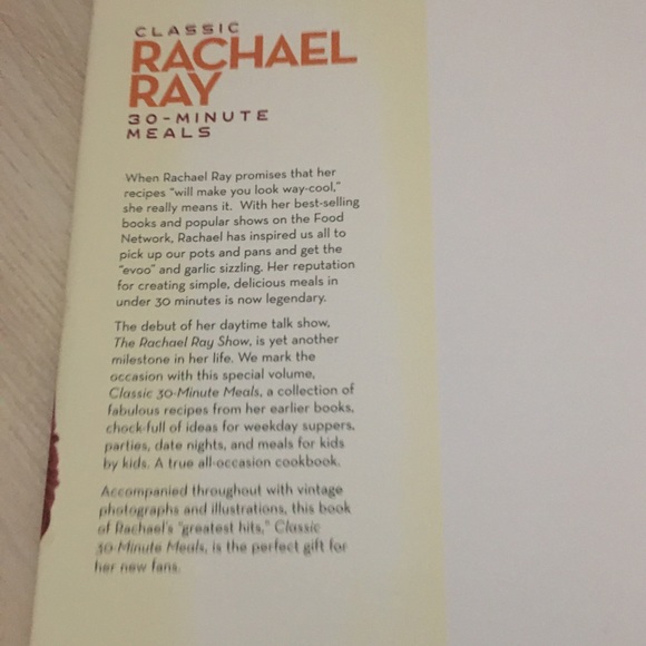 RACHEL RAY YUM-O 30MINUTE MEALS COOKBOOK - Picture 2 of 7